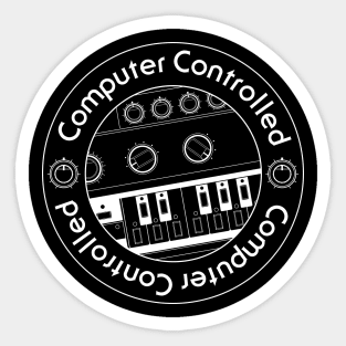 303 Bassline Circle: Computer Controlled Sticker